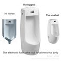 Urinal induction urinal integrated electronic urinal flushing device 