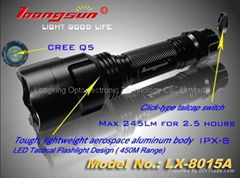 "Loongsun" Brand LED Strong flashlight-8015A