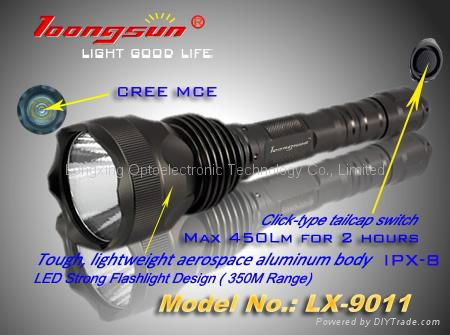 "Loongsun" Brand LED Long-range flashlight-9011