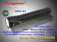 "Loongsun" Brand Dive light flashlight-9022A