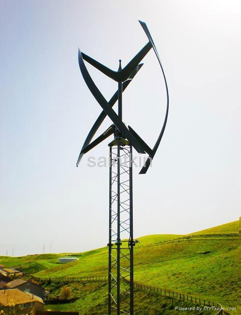 small vertical axis wind turbine generator 3