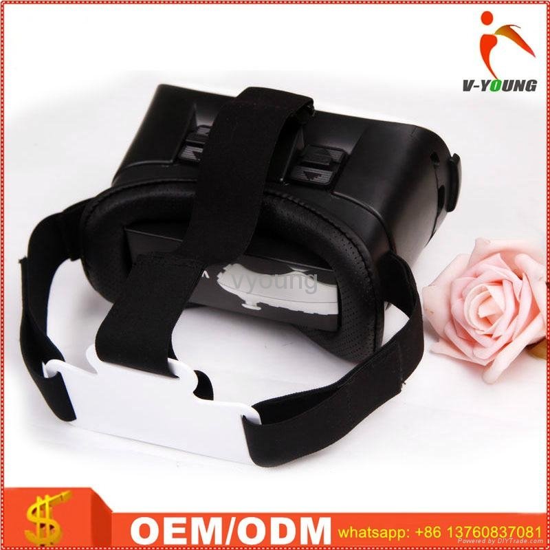 Wholesale VIrtual Reality 3D Glasses VR Box for Iphone and Android Phone 4