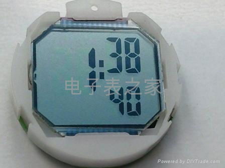 Fashionable electronic watch cassette mechanism