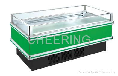 supermarket  wind screen cabinet 4