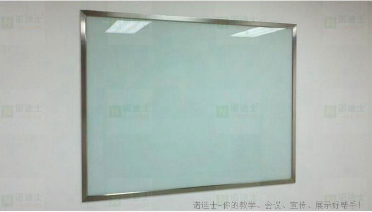 Tempered baking varnish magnetic glass white board 3