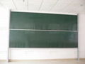 Column vertical lifting blackboard up and down push and pull green board
