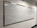 诺迪士不锈钢边磁性白板实木边超高大白板投影书写白板1.5米 2