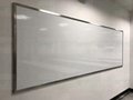 诺迪士不锈钢边磁性白板实木边超高大白板投影书写白板1.5米