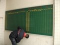诺迪士NUODS定做进口丝印VU课程表进度板业绩表绿板写字板