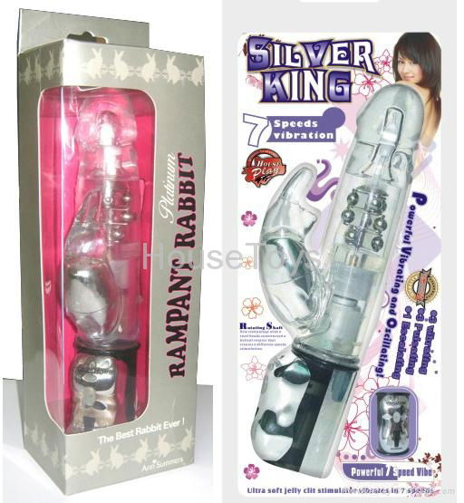 G-spot Rabbit Vibrator with Dolphin Clitoral Stimulator  2