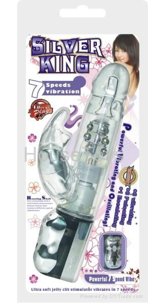 G-spot Rabbit Vibrator with Dolphin Clitoral Stimulator  3