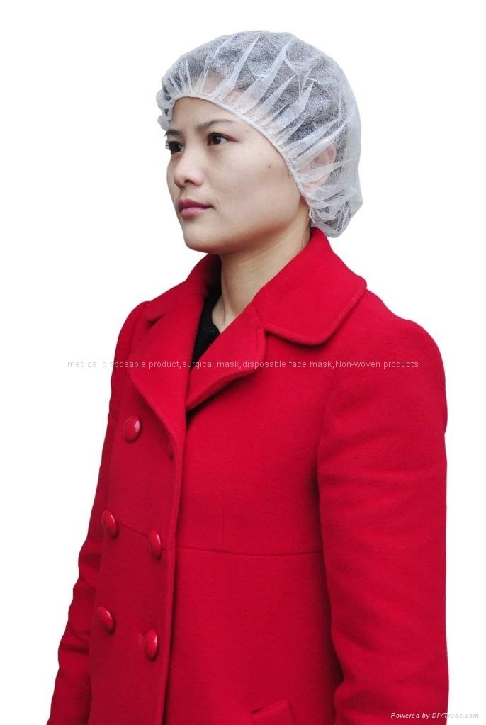 Disposable bouffant cap with low price and high quality