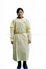 Disposable Non woven isolation gown with cheap price high quality