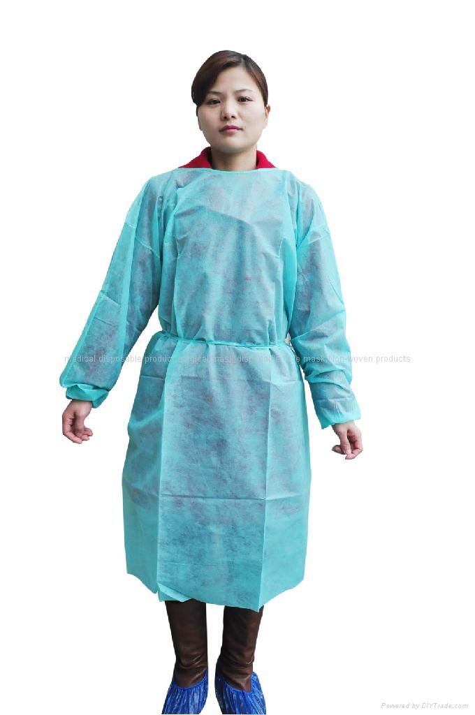 Disposable Non woven isolation gown with cheap price high quality 5