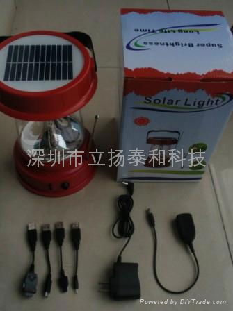 Solar camping lights 