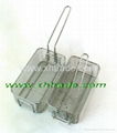 Deep fry basket,stainless steel fry basket,wire mesh fry basket