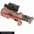 600ft Laser Tag Outdoor Indoor Toy Gun Professional Battle Gun Wood Material CS  1