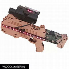 600ft Laser Tag Outdoor Indoor Toy Gun Professional Battle Gun Wood Material CS