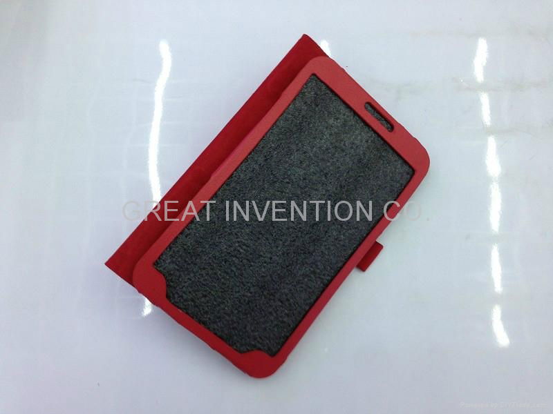 Lychee texture leather folio case stand For Samsung Galaxy tab 3 8.0 T310 3