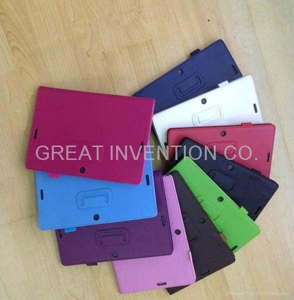 Lychee texture leather folio case stand For Asus Memo Pad 10 ASUS FHD 10 ME302CE 2