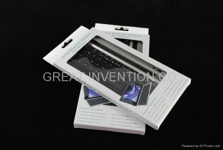 Aluminum Mobile Bluetooth Keyboard Case For Google Nexus 7 FHD 2ND GEN NEXUS7 II 2