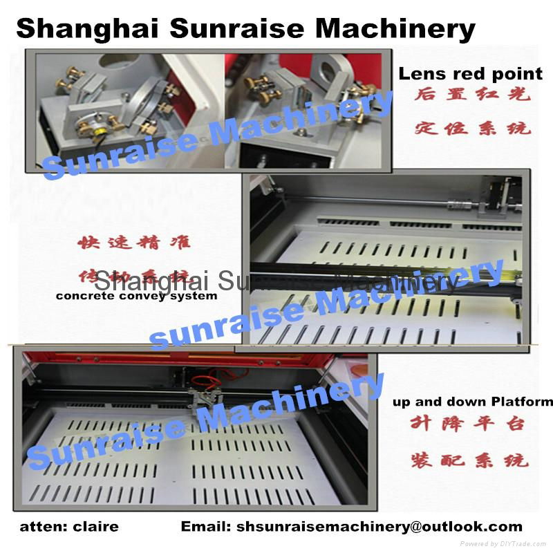 small acrylic cutting and engraving laser machine SF450 3