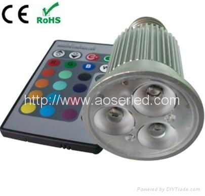 3w RGB led spotlight  4