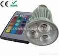 3w RGB led spotlight  4