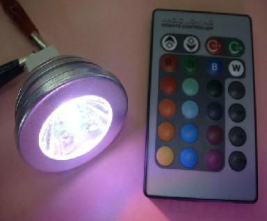 E27 3w RGB led spotlight