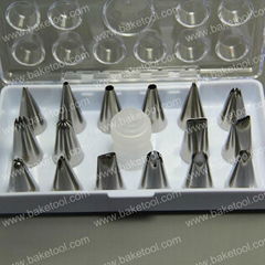 16pcs cake decorating nozzles set in the box