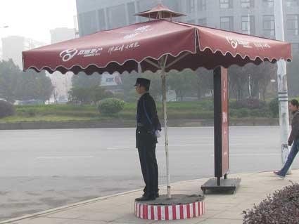 宁夏帝玺防风户外广告太阳伞