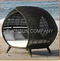 daybed, sunbed, round bed