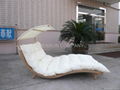 Outdoor rattan Lounge sunbed