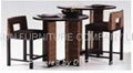 bar set, outdoor furniture, rattan