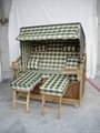 beach basket, outdoor furniture