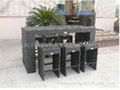 bar set, outdoor furniture, rattan furniture 2