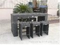 bar set, outdoor furniture, rattan furniture