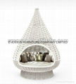 outdoor wicker hammock