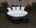 outdoor wicker/rattan sunbed 1