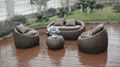 New Design Garden Wicker/ Rattan Sofa Set 2