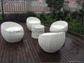 white rattan outdoor furniture