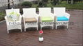 Strong Rattan Outdoor Chairs For Out Door Restaurant 