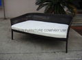 New Design Outdoor Rattan 2 seater sofa 