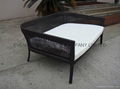 New Design Outdoor Rattan 2 seater sofa 