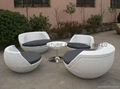 Rattan egg garden furniture