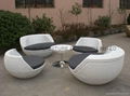 Rattan egg garden furniture 1