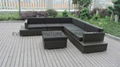 Luxury Rattan Corner Sofa Set