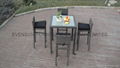 Hot sale bar furniture rattan bar chair with table 1