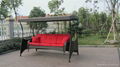 Rattan swing chair garden furniture