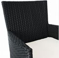 black rattan dining set 2